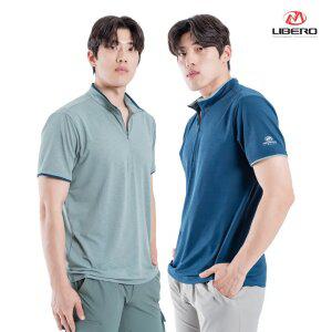 [리베로] 켄모어 남성용 반팔 짚티