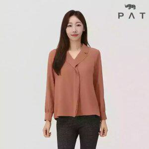 [PAT 여성] 오픈카라 브이넥 블라우스_1J62513
