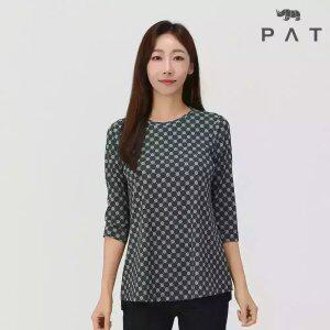 [PAT 여성] 스몰프린트 라운드 티셔츠_1I65309
