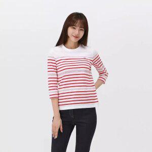 [PAT 여성] 멀티 스트라이프 7부 티셔츠_1K25332
