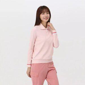 [PAT 여성] 포인트 배색 카라 티셔츠_1K25231