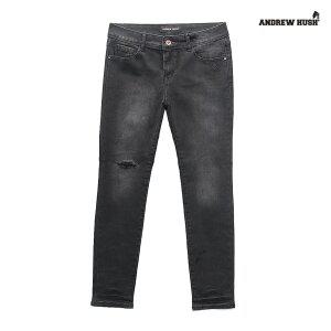 [택가 128,000원] 앤드류허쉬 여성 데님팬츠 AHW-322BK