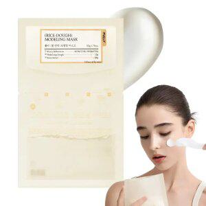 풀리 쌀 반죽 모델링 마스크 4회분 / 도구없이 간편한 스페셜 홈케어