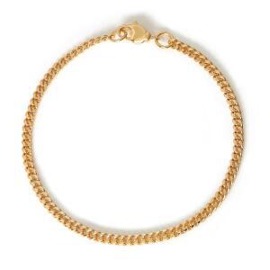 베이직 / 14Kgp 옐로골드 여성 패션 볼드 체인 팔찌