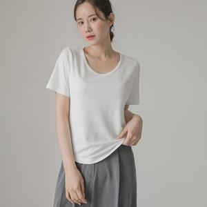 [제작/빅사이즈]이블렛 듀엘로 프리미엄 U넥 길이별 티셔츠 제이스타일
