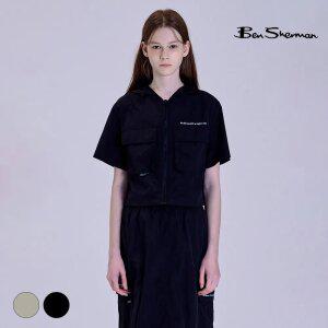 [택가 148,000원] 벤셔먼 우먼 크롭 후드 점퍼 BOBJP722F