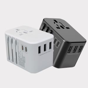 아이넷 JY-307 고급형 해외여행용 멀티아답터 노트북 PD/QC3.0지원 초고속충전