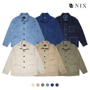 [택가 124000원][NIX]유니) 코튼컬러 루즈핏 초어자켓(FNRSCUV705P)