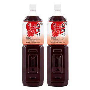 참다음 오미자 농축액 엑기스 청 음료 베이스 1.5L 2개