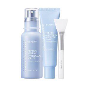 닥터펩티 펩타이드 볼륨 워터 글로우 세럼 50ml + 워터 글로우 랩핑 마스크 60ml + 실
