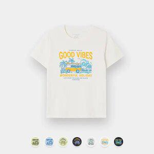 [지오다노주니어] 03094202 크루넥 프린트 티셔츠