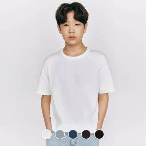 [지오다노주니어] 03025521 코튼 수피마 반팔 티셔츠