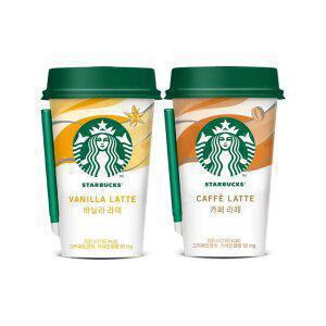 스타벅스 카페라떼 / 바닐라라떼 200mlx10개