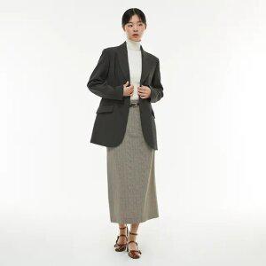 세미 A라인 롱 스커트 AP3WS862