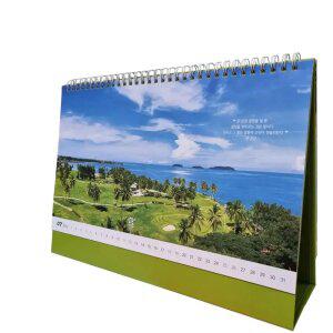 무광코팅 대형골프달력 2026탁상 올리