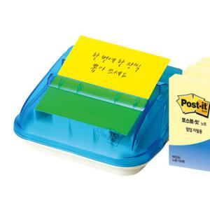 정사각 포스트잇 팝업 디스펜서 점착 메모지 보관