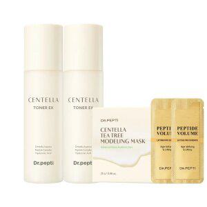 닥터펩티 센텔라 토너 이엑스 180ml 2개 + 샤쉐2매 + 마스크팩