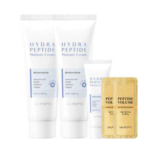 닥터펩티 하이드라 펩타이드 모이스처 크림 75ml x2 + 20ml 1개 + 샤쉐 2매