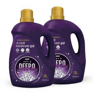 아이러브베베 딥큐 라벤더향 세탁세제 3L 2개 딥클린 액체형 대용량 드럼용 일반용 통