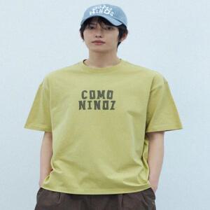 [COMONINOZ] SUMMER GRAPHIC T-SHIRT [LIME]