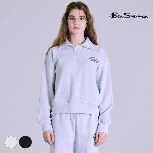 [택가 88,000원] 벤셔먼 우먼 카라 반집업 티셔츠 BOATS652F