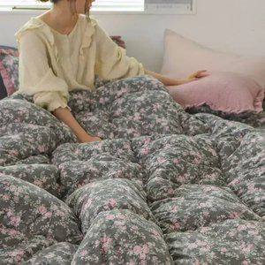 [이블랑] 순면 모달 고밀도워싱 먼지없는 옥수수솜 차렵이불침구 단품/세트