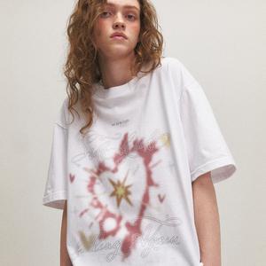 DTP 폴링 어게인 반팔티 화이트