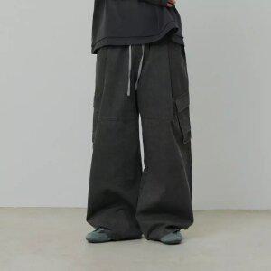 [데시레드] [택가 119,000원] 카고 절개 팬츠-FASK2201B03