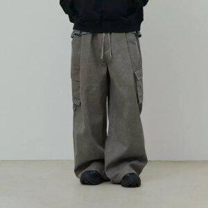 [데시레드] [택가 119,000원] 카고 절개 팬츠-FASK2201B09