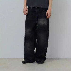 [데시레드] [택가 89,000원] 워싱 와이드 데님-FASK2301B03