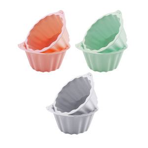 SILIPOT 실리콘 간식 조리 머핀 빵 틀 대 2P 컬러 택1