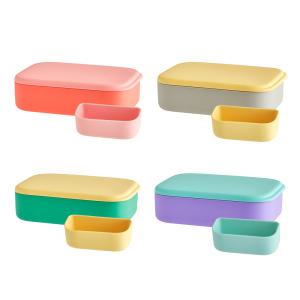 SILIPOT 실리콘 런치박스 도시락기본세트(본품+디바이더)