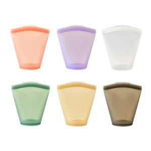 SILIPOT 실리콘 컵 지퍼백 중