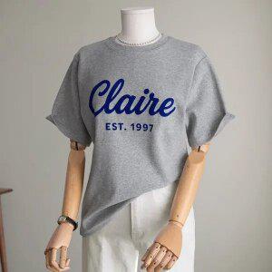 (안나앤모드) claire 쫀득 후로킹 티셔츠[티셔츠EC236]