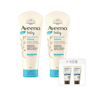 아비노베이비 데일리 모이스쳐 로션 227g, 2개+증정(스킨릴리프 바디로션 30g, 2개)
