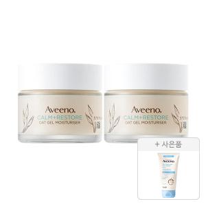 아비노 오트젤 진정수분크림 50ml, 2개 + 증정(더멕사 밤 75ml, 1개)