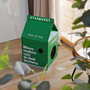 4종 고양이 밀크팩 숨숨집 캣 하우스 스크래쳐 박스 우유 상자