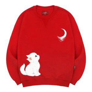 엘라모 3M 달빛고양이 맨투맨 남녀공용 빅사이즈 S~4XL