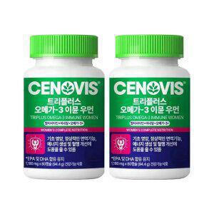 세노비스 트리플러스 멀티비타민 오메가3 이뮨 여성 80캡슐, 2개