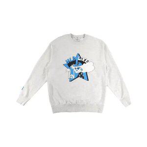 MLB 공용 라이크 카툰 오버핏 맨투맨 3AMTL0231-43MGL