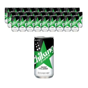 [롯데칠성] 칠성사이다 제로, 210ml, 30캔