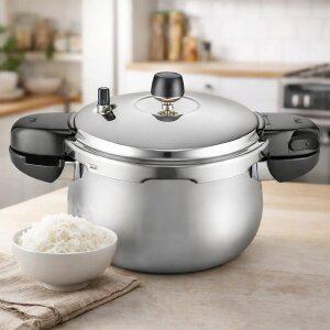 PN풍년 하이클래드 IH 통3중 인덕션 압력솥 스텐압력밥솥 4인용~10인용