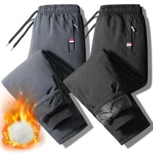 남자 방풍 방한 2중발목 보온 안감 패딩 바지 런닝 낚시 아웃도어 등산 조거 작업복 팬