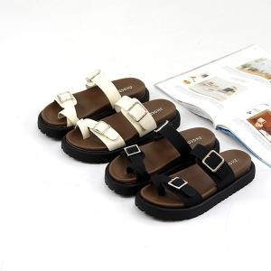 슈담 버클 스트랩 쪼리 슬리퍼_4cm