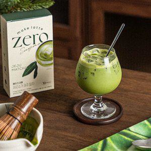 가루선생 메이크라떼 제로슈가 말차 120g (12g, 10개입) 무설탕 그린티 녹차 라떼