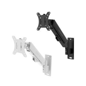 마운트뷰 벽걸이 모니터암 가스스프링 A타입 싱글 거치대 32인치 10kg