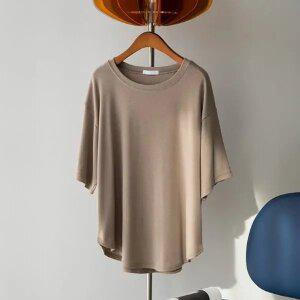 (안나앤플러스) 루카스 라운딩 티셔츠[티셔츠DRV49] 빅사이즈