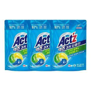 액츠 캡슐 3X 딥클린 26개입, 3개