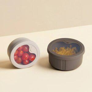 꾸노 올데이 실리콘 보관용기 400ml(크림 베이지)