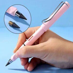 학생 사무용 데일리 필기구 깎을 필요가 없는 무한 필기펜 지우개 내장 연필 무한펜 필